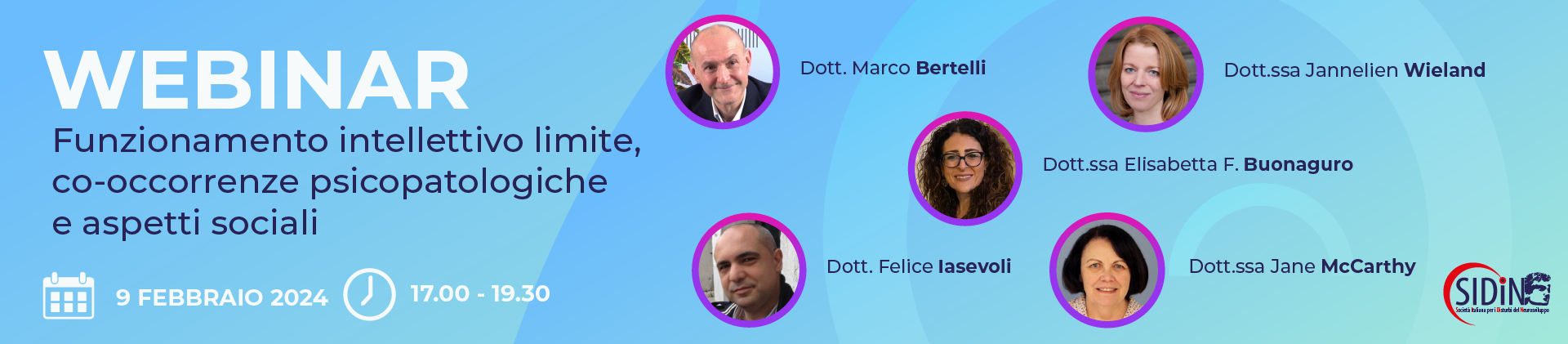 WEBINAR: Funzionamento intellettivo limite, co-occorrenze psicopatologiche e aspetti sociali